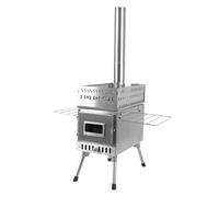 Sauna Stove Sauna Stove Wood-Burning Sauna Stove for Picnic Camping Tent Folding Portable with Window Outdoor Camping Supplies(S)