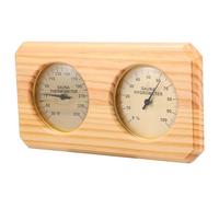 Sauna Thermometer Hygrometer 2-in-1 Wood Wall Mount Sauna Thermo-Hygrometer for Measuring Temperature and Humidity(Fahrenheit)