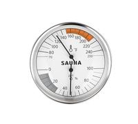 Sauna Thermometer Hygrometer, Automatic Calibration Metal Shell for Precise Temperature Humidity Monitoring