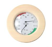 Sauna Thermometer Hygrometer, Digital Wooden Dual Function Device for Temperature and Humidity Monitoring in Steam Rooms, Workshops, and Warehouses