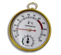 Sauna Thermometer Hygrometer with Clear Large Digital Screen, 2-in-1 High Temperature Resistant Digital Sauna Thermo-Hygrometer, Essential Sauna Accessories for Steam & Sauna Rooms