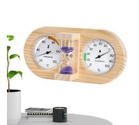 Sauna Thermometer - Sauna Temperature Tester From 20℃ to 120℃, Precision Sauna Thermometer & Hygrometer Humidity Monitor | For Indoor, Home, Garage, Workplace, Room