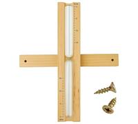 Sauna Timer, 15 Minute Sand Timer Hourglass for Sauna Accessories, Meditation Timer, 28 cm Height, 5 cm Width, Durable Construction