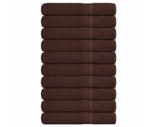 Sauna Towels "FROGN" 10 pcs Brown 80x200 cm 360 gsm