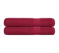 Sauna Towels "FROGN" 2 pcs Bordeaux 80x200 cm 360 gsm