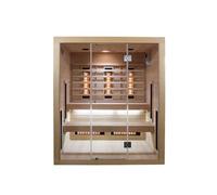 SaunaMed 2-6 Person Full Spectrum Infrared Indoor Sauna EMR Neutral™ 13A Plug & Play (6 Person)