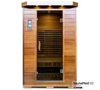 Saunamed 2 Person Indoor Luxury Cedar Far Infrared Sauna Emr Neutral™