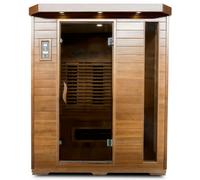 Saunamed 3 Person Indoor Luxury Cedar Far Infrared Sauna Emr Neutral™