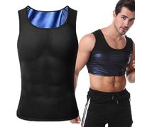 Saunavest Sweatsuit | Breathable Waist Trainer Sweat Reinforcing Vest,Quick Dry Heat Retaining Training Tank Top Slimming Sauna Vest for Body Shaping
