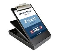 Saunders Cruiser-Mate Storage Clipboard, Black