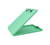 Saunders Mint Leaf SlimMate Plastic Storage Clipboard with Low Profile Clip - Portable Mobile Organizer for Home, Office, and Business Use (70202)