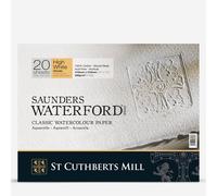 Saunders Waterford : Block : 300gsm : High White : 12x16in : Rough