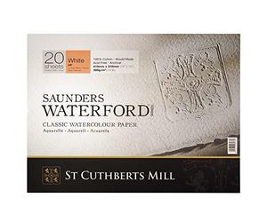 Saunders Waterford : High White Waterford Paper Block 12x16in HP