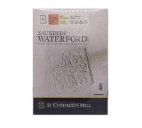 Saunders Waterford hp 12 x 9 hot press 12 sheet pad 300gsm watercolour paper
