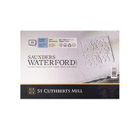 Saunders Waterford Legion Watercolour Block, 140 lb. Cold Press, 7 x 10 inches, White, 20 Sheets (I98-SWB140CP710)