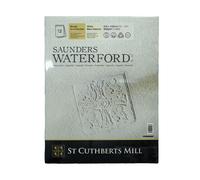 Saunders Waterford Rough Watercolour Pad 12x16” 300gsm 12 Sheets Cotton