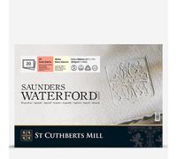 Saunders Waterford : Watercolour Paper Block : 300gsm : 14x20in : 20 Sheets : HP