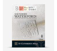 Saunders Waterford : Watercolour Paper : Gummed Pad : 300gsm (140lb) : 9x12in : Hot Pressed