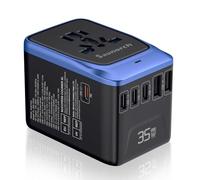 SAUNORCH Universal International Travel Power Plug Adapter, AC Outlet