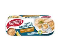 Saupiquet Filets De Maquereaux Moutarde Ancienne Et Citron 169g
