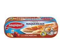 Saupiquet - Fillets Mackerel Escabeche Sauce 169g - Lot of 4 - Price Per Lot - Fast Delivery