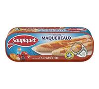 Saupiquet Mackerel Fillets in Sauce 169g Escabã¨Che (Set of 5)
