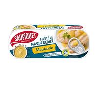 Saupiquet - Mackerel Fillets Mustard 169g - Lot of 5