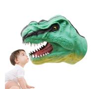 saur Hand Puppet | Cartoon Shark Crocodile Animal Toy Hand Puppets | Soft Rubber Role Play Head Puppet Toys for Story Telling Activities Imaginative Theater Party Show