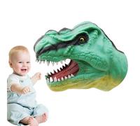 saur Puppet | Cartoon Realistic Crocodile Shark saur Toy Hand Puppets,Cartoon Soft Rubber Animal Head Hand Puppets, Interactive Toy for Interactive Teaching Props Toys