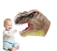 saur Puppet - Cartoon Realistic Crocodile Shark saur Toy Hand Puppets - Cartoon Soft Rubber Animal Head Hand Puppets, Interactive Toy for Interactive Teaching Props Toys
