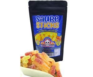 Saure Sticks - 200g - Lactose & Gluten Free, Hot Scale: 0 - Red Touches