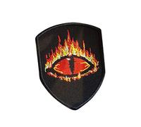 Sauron Eye, Tolkien, Silmarillion, Lord of The Rings, Fantasy, Dragons, Middle Earth, Black Metal, Dungeon Synth, LOTR Embroidered Iron on Applique Souvenir Accessory