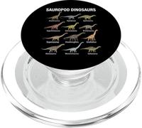 Sauropod Dinosaurs Chart Paleontology Science Lovers PopSockets PopGrip for MagSafe