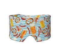 Sausage Bread Pizza Pattern, Full Eye Covers Light Blocking Eye Mask Sleep Eye and Ear Muffs