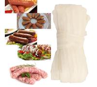 Sausage Casings Colagen 32mm, Colagen Casings For Sausage, 5 Pack Sausage Casings For Flavorous Homemade Sausages Ham Knoblewurst Pepperoni