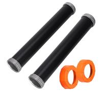 Sausage Caulking Gun Manual Drive Tube, Replaceable Sausage Caulking Gun Body Barrel with Front Cap,Sausage Caulk Gun Parts and Accessories(2 Pack)