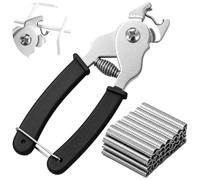 Sausage Clipper Clips, Fence Pliers, Sausage Clipper Pliers with 1200 Clips, Wire Attachment Pliers, Suitable for Mattresses, Car, Cushion, Sofas, Fences, Pet Cages