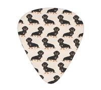 Sausage Dog,12 Pcs Guitar Pick,3 Different Thickness Plectrums for Acoustic Guitar Bass Ukulele (0.46mm 0.96mm 0.71mm)