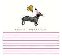 Sausage Dog Alice Scott Greeting Card