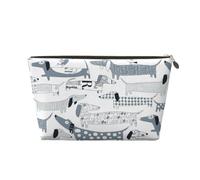 Sausage Dog Cosmetic Bags Travel Makeup Bag for Women Portable Pouch Toiletry Bag Organizer