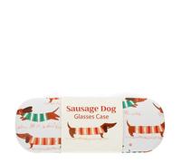 Sausage dog glasses case Rex London Blanc 5,5x15,5x3,5 cm