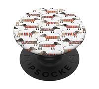 Sausage Dog in Knits PopSockets Swappable PopGrip