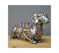 (Sausage Dog) Steampunk Crafts | Silver | Resin Home Ornament