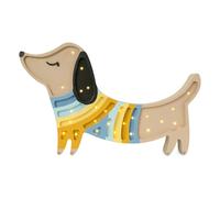 Sausage Dog Table Lamp Multicoloured one size