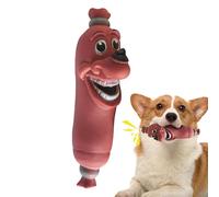 Sausage Dog Toys - Squeaky Dog Chew Toys, Puppy Toys Set | Avoid Boredom Sausage Design Dog Chew Toy, Bite Resistant Squeaky Dog Interactive Toy, Oral Cleaning Pet for Small Medium Large Dogs