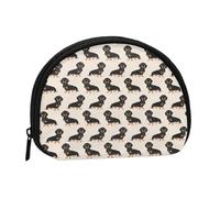 Sausage DogSmall Makeup Sanitary Napkin Storage Bag,Women's Cosmetic Coin Purse