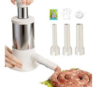 Sausage Filler, Kitchen Appliances with 4 Filling Tubes, Vertical Sausage Press for Use in the Home, Catering, Restaurant, Party, Holiday, Charcuterie Preparation