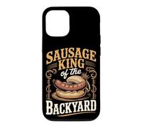 Sausage King of the Backyard Hot Dog Grilling BBQ Case for iPhone 12/12 Pro