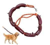 Sausage Leash for Dogs,Funny Walking Dog Leads for Small Medium Pet(108cm) | Comfortable Ergonomic Tool for Cleaning Floor-Running Beach Camping Hiking Outdoor Activities