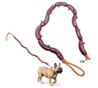 Sausage Leash for Dogs, Funny Walking Dog Leads for Small Medium Pets 135cm | Ergonomic Handle,Durable Metal Clip,Outdoor Walks and Hiking, Comfortable Lead for Outdoor Training and Hiking Daily Dog Use